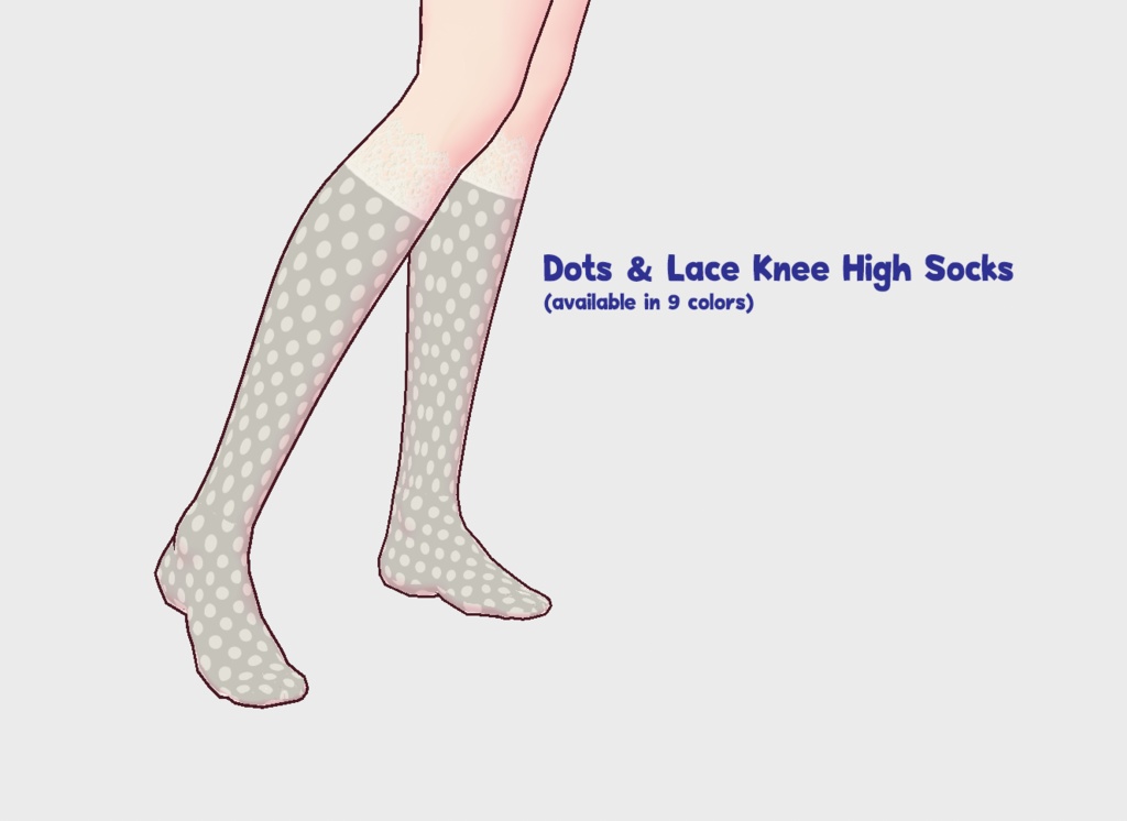 Dots & Lace Socks