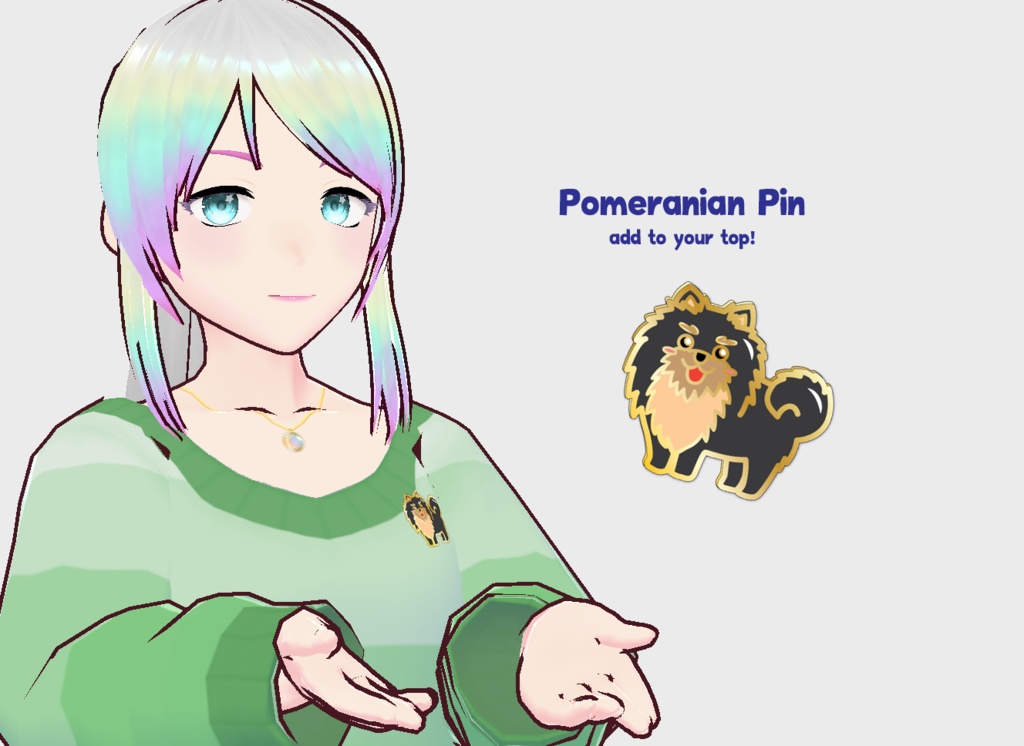 Pomeranian Pin