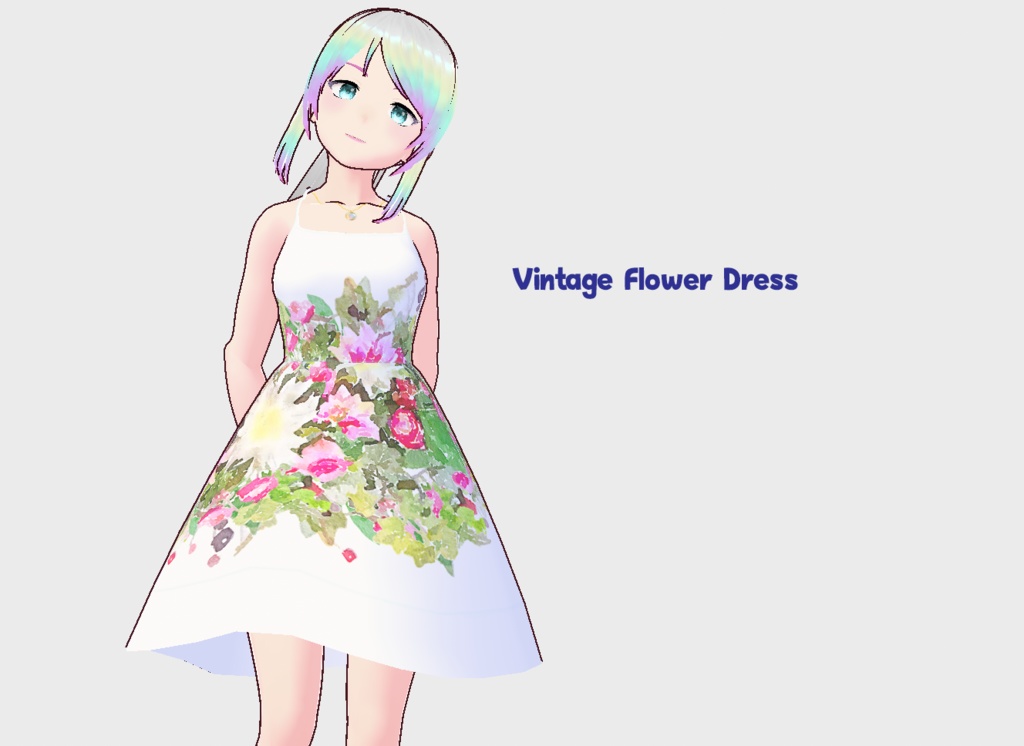Vintage Flower Dress