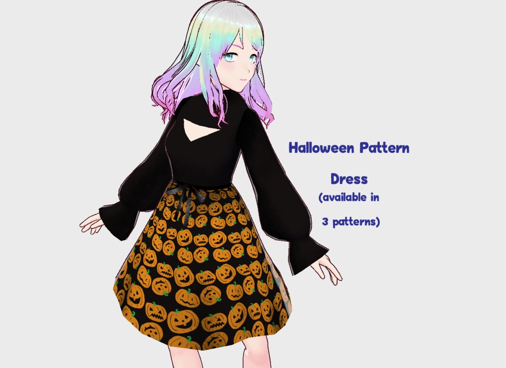 Halloween Pattern Dress