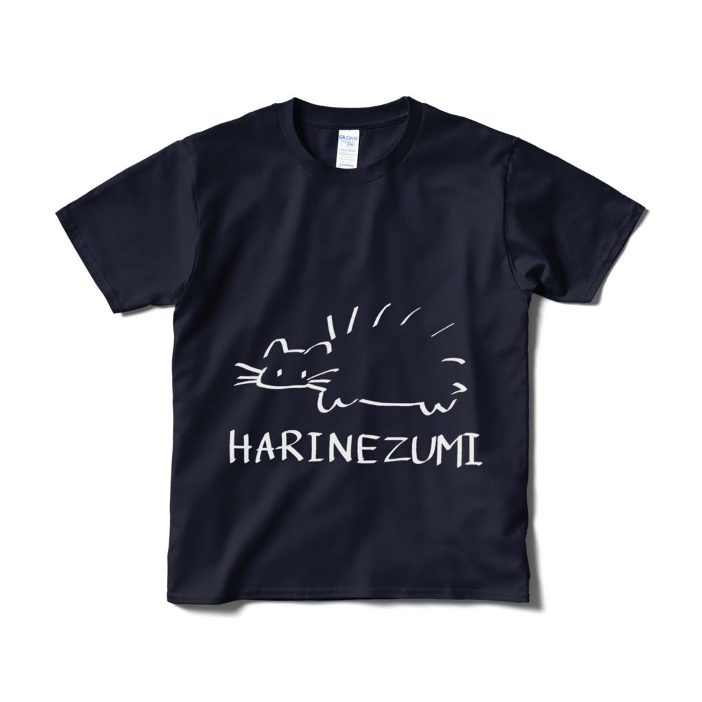 はりねずみシャツ(ネイビー)