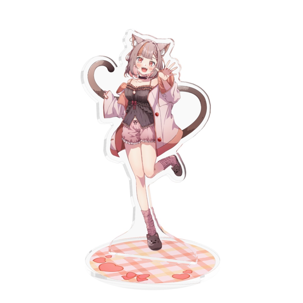 新キービジュアルのアクリルフィギュア・みこいありあ
