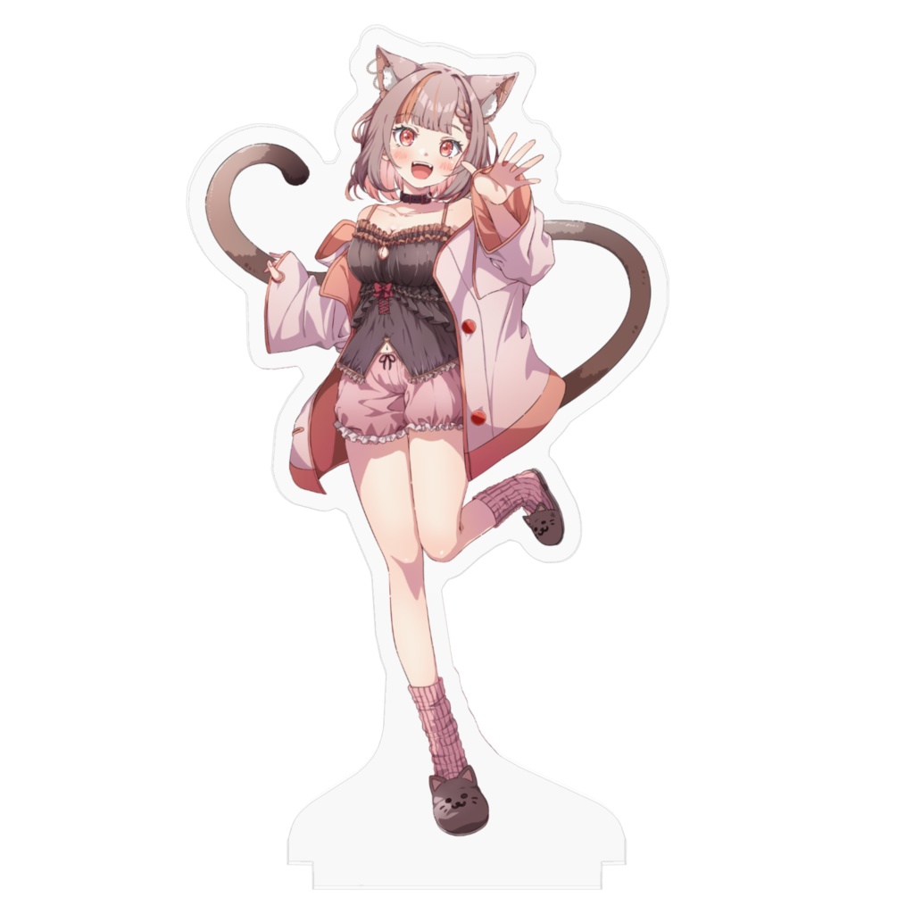 新キービジュアルのアクリルフィギュア・みこいありあ