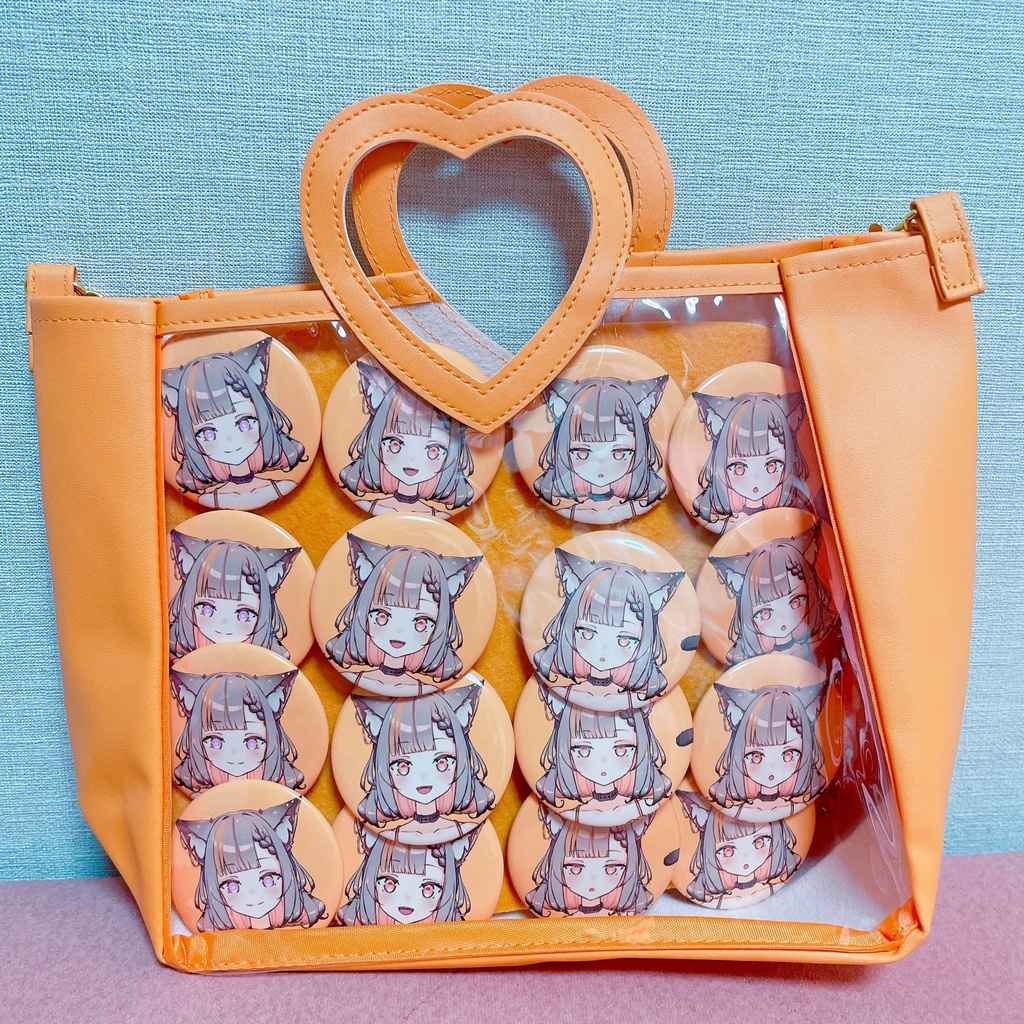 限定1点みこいありあ推しバック缶バッジ16個付き