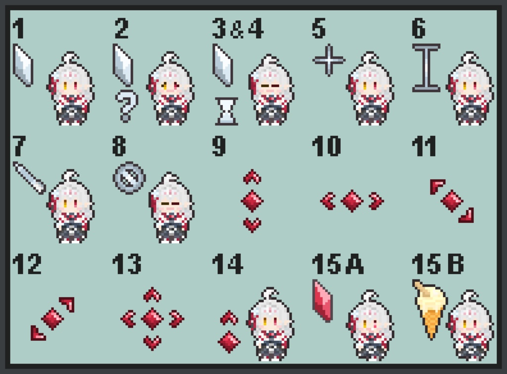 白花 ヴァニラ マウスカーソル