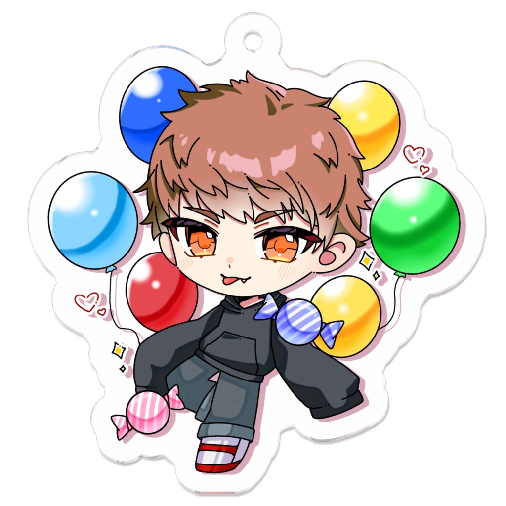 2024ホワイトデー：アクリルキーホルダー小