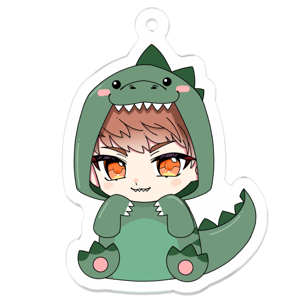 ウノピノザウルス:アクリルキーホルダー