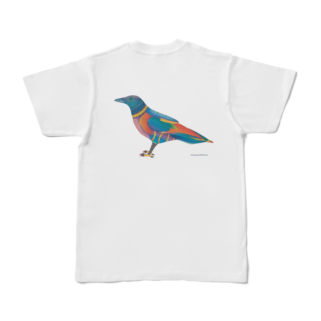 レインボークロウ Tシャツ背面