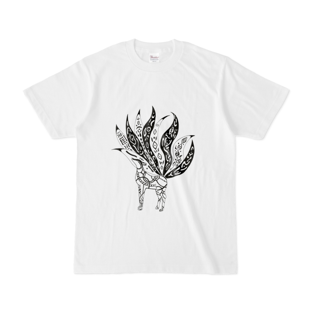九尾の妖狐Tシャツ