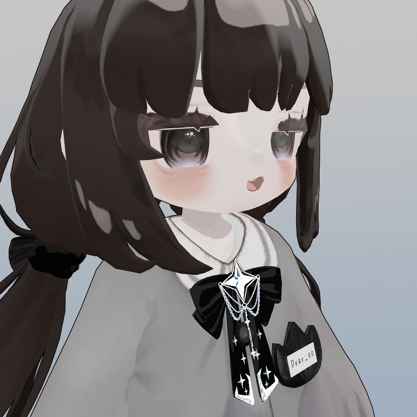 【VRChat向け】Stellar Accessories|揺れるブローチ&ヘアピン【3D・2D/lilToon】