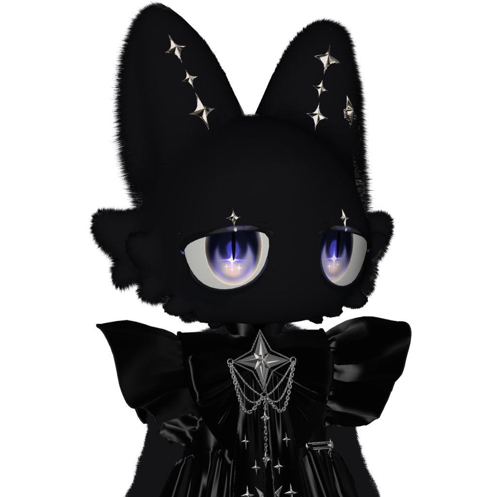 【VRChat向け】Stellar Accessories|揺れるブローチ&ヘアピン【3D・2D/lilToon】