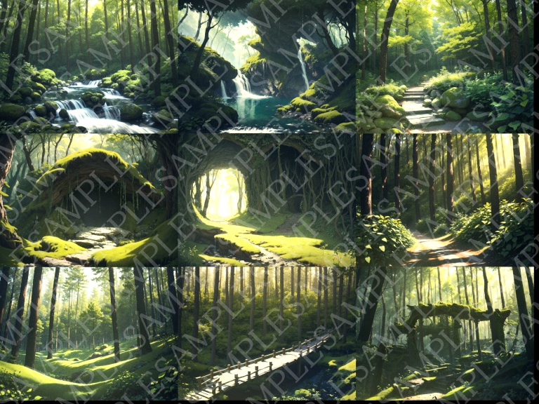 背景素材集【森林】