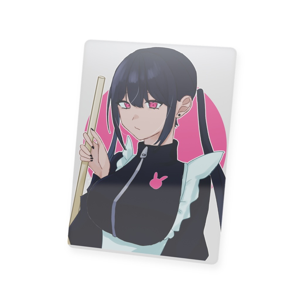 ジャージメイドちゃんプラスチックカード