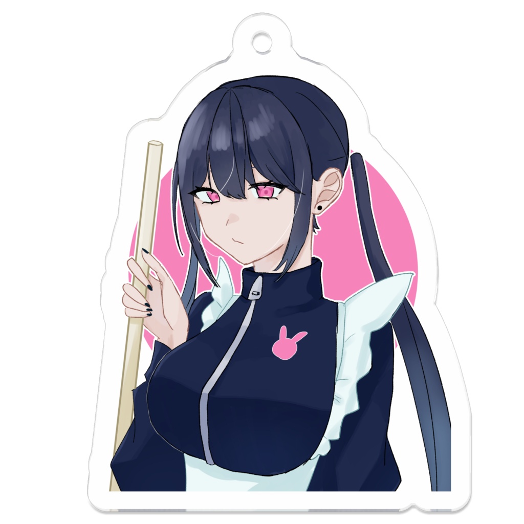 ジャージメイドちゃんアクリルキーホルダー