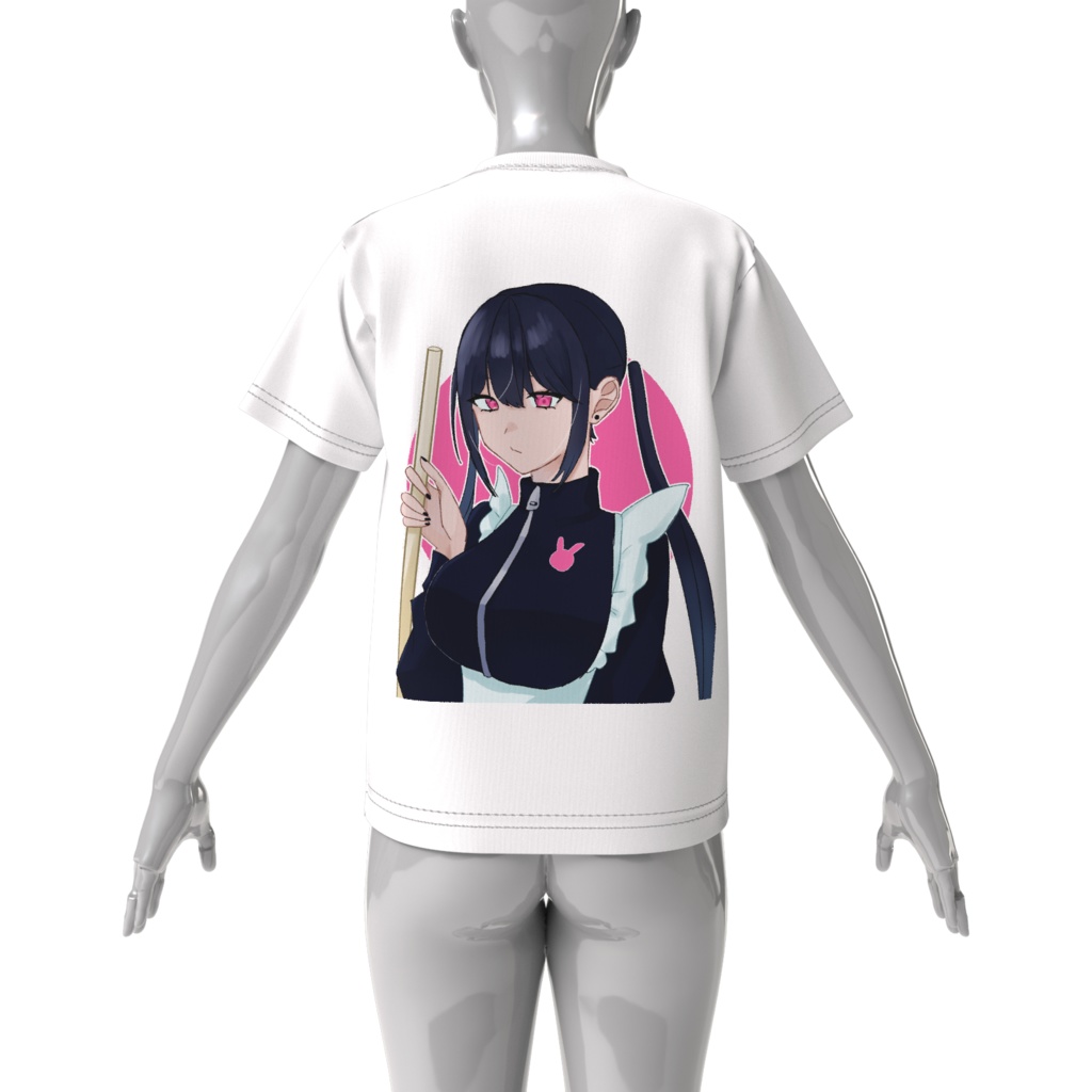 ジャージメイドちゃんビックシルエットTシャツ