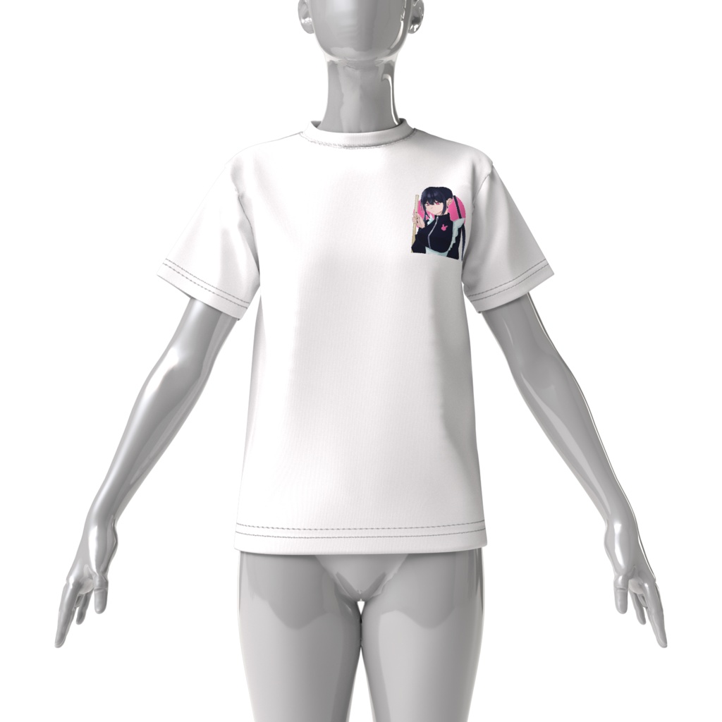 ジャージメイドちゃんビックシルエットTシャツ