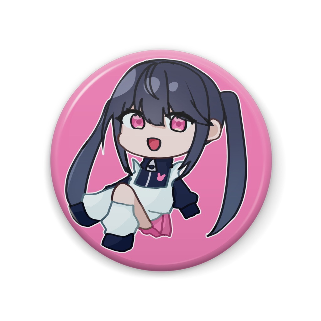ミニジャージメイドちゃん缶バッジ