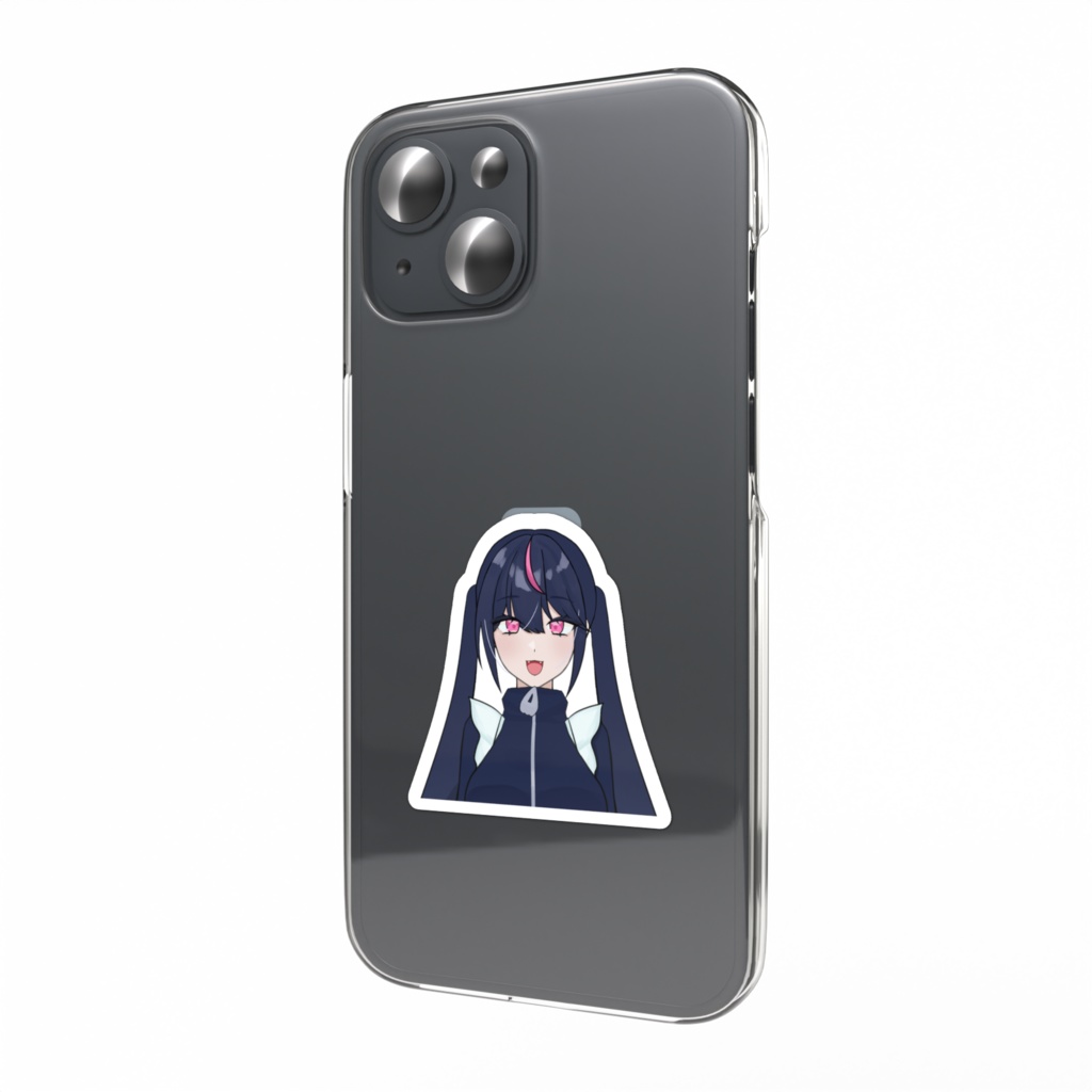 ジャージメイドちゃんスマホステッカー