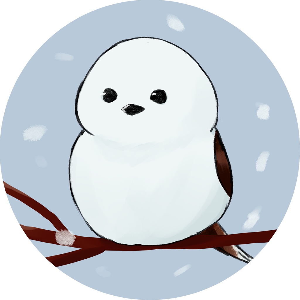 シマエナガ　キーホルダー