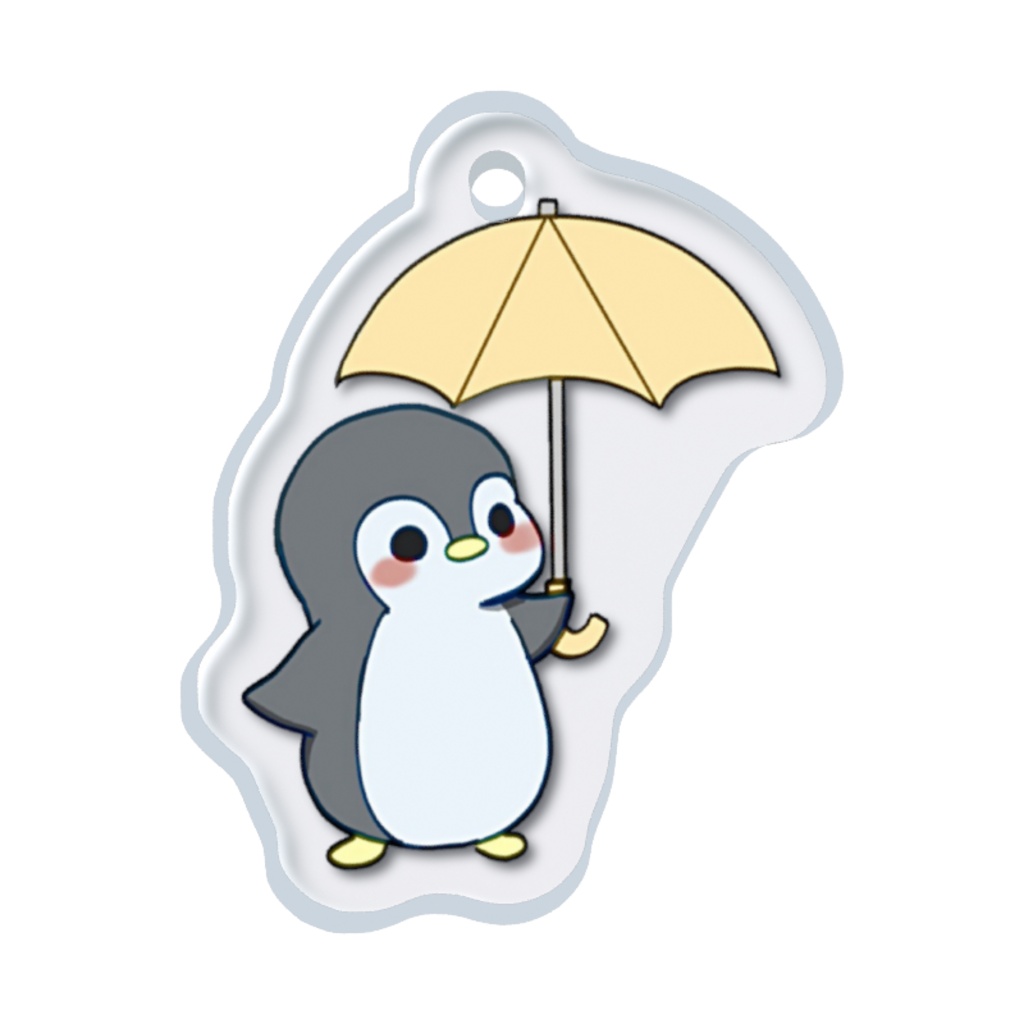 【めじるしチャーム】傘ペンギン