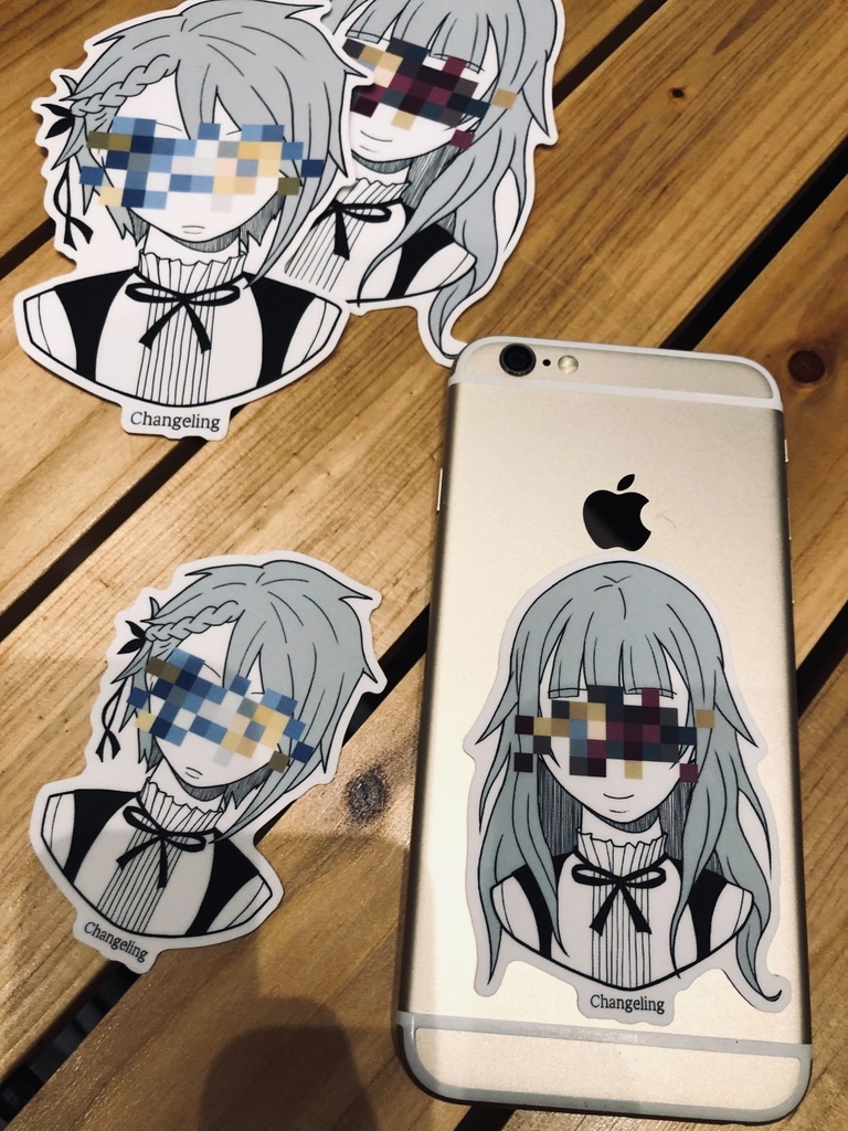 changeling ステッカー大小セット
