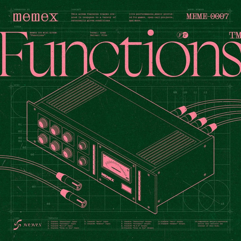memex 1st mini album 『Functions』（物理CD）