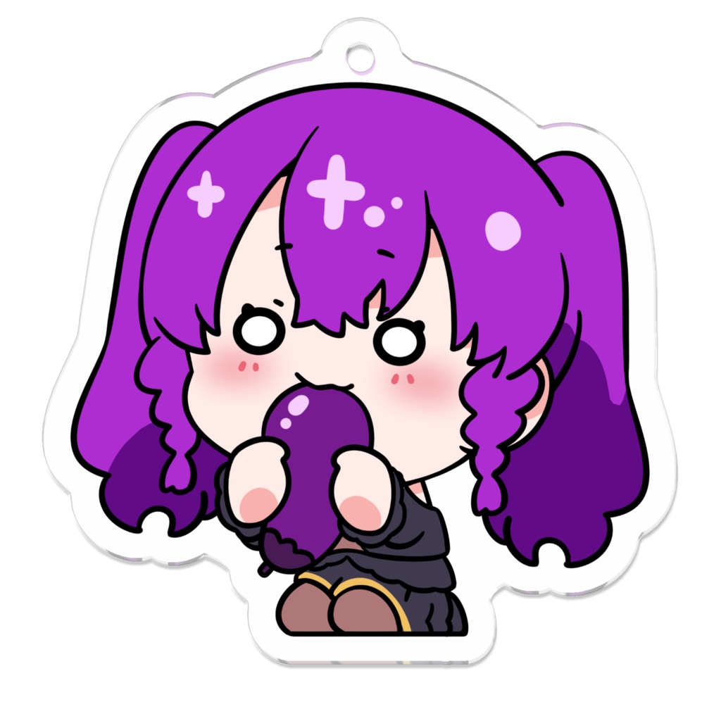 もぐもぐナスきのぎアクキー