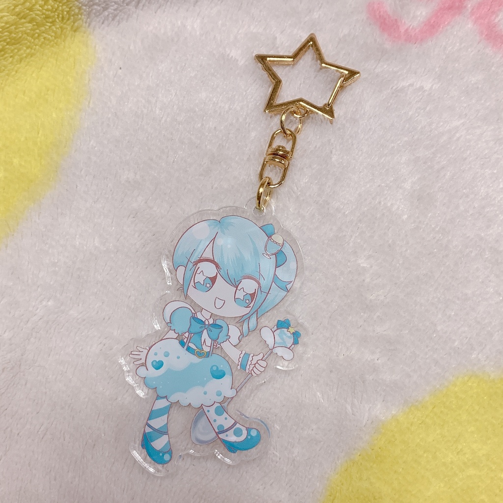 【卒制】創作アクキー Dreamy IceCream