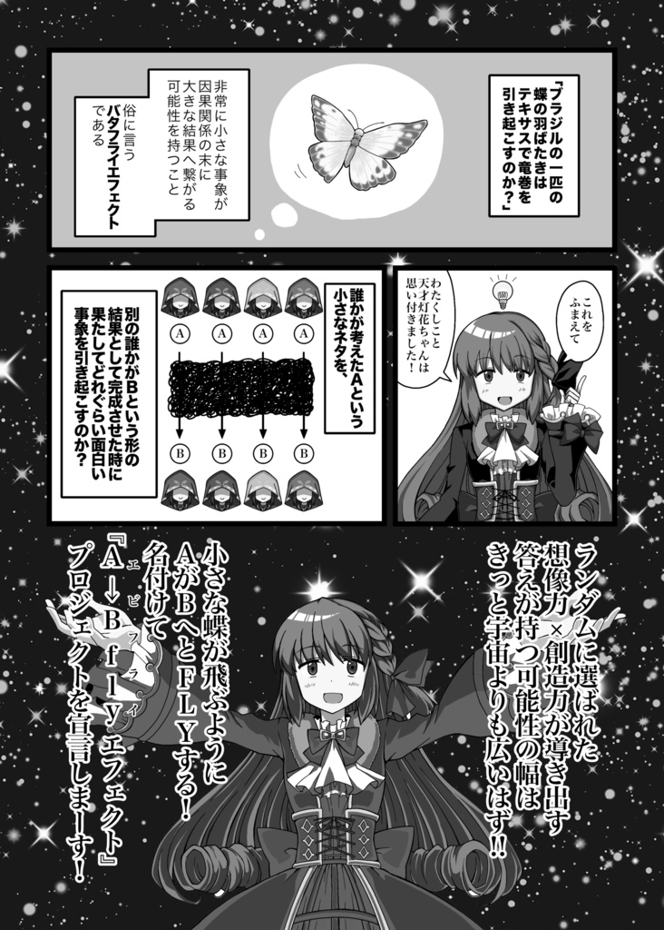 A→B fly EFFECT(MATERIAL)