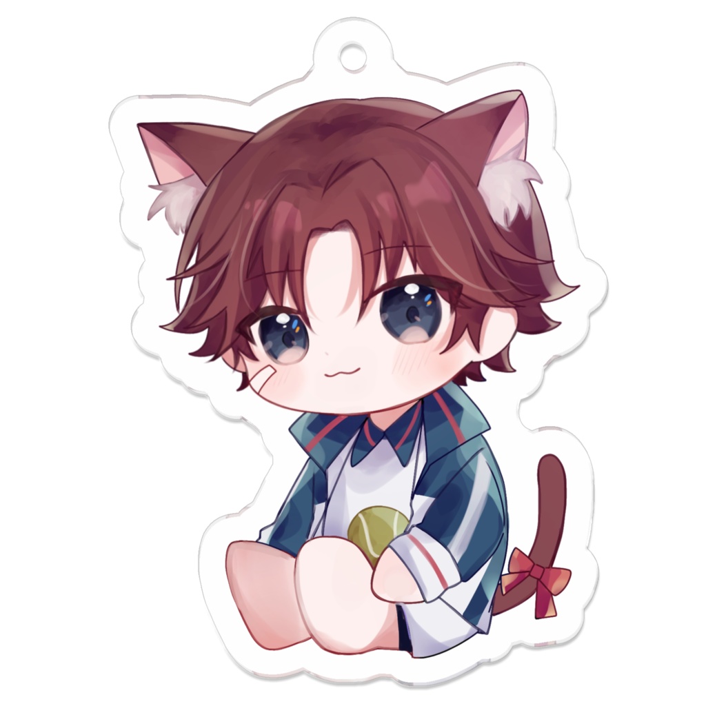 ねこねこアクキー菊丸