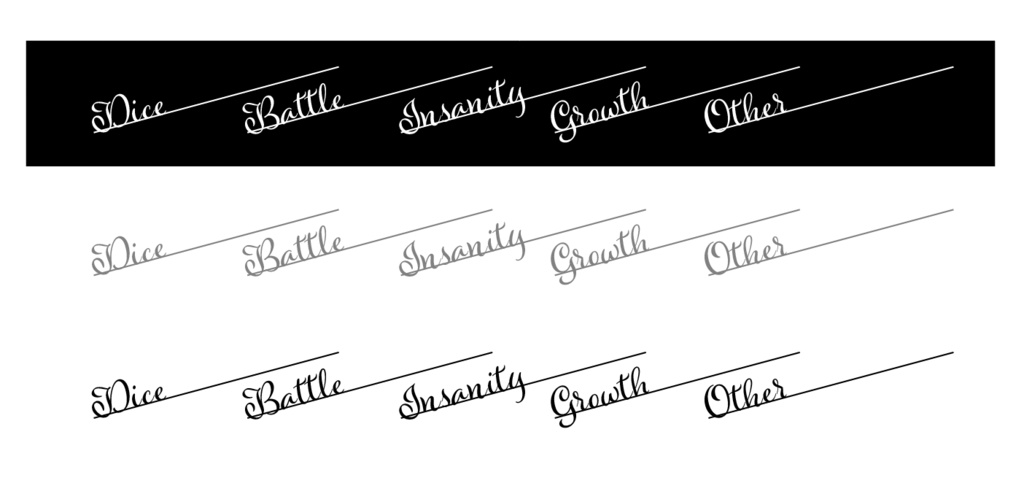 ナナメなハウスルール素材