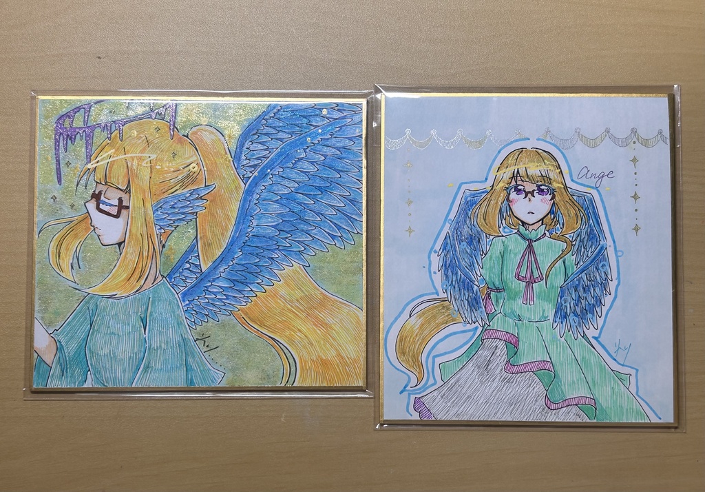 色紙原画 ange