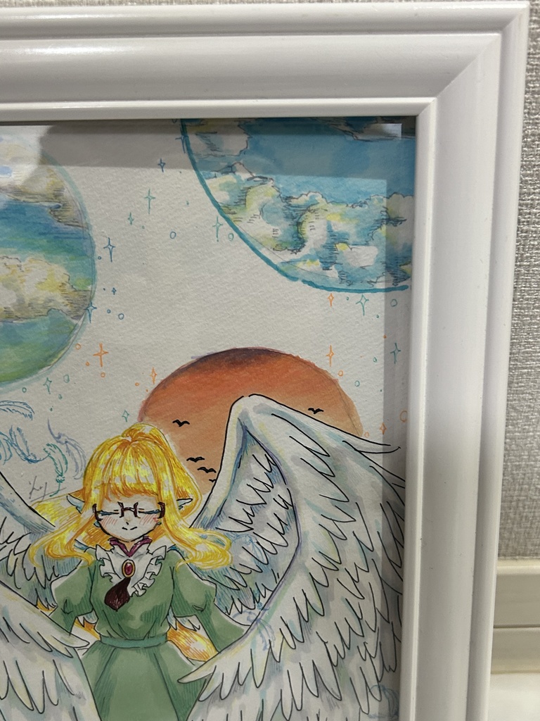 B5額装原画 「Sky」