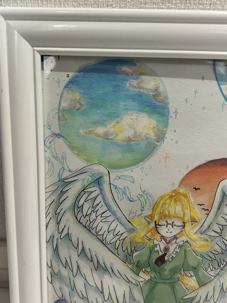 B5額装原画 「Sky」