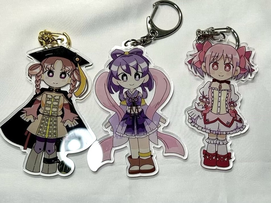 【マギレコ、まどマギ】ぷちきゃらアクリルキーホルダー