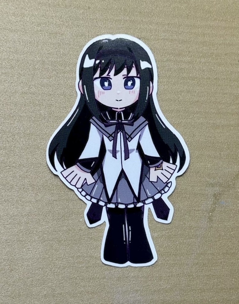 【まどマギ、マギレコ】プチキャラダイカットステッカー