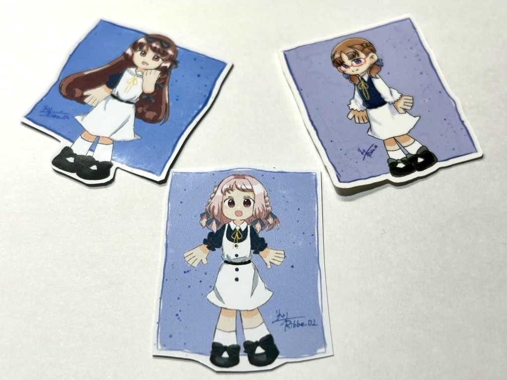 【マギレコ】3周年限定衣装ダイカットステッカー