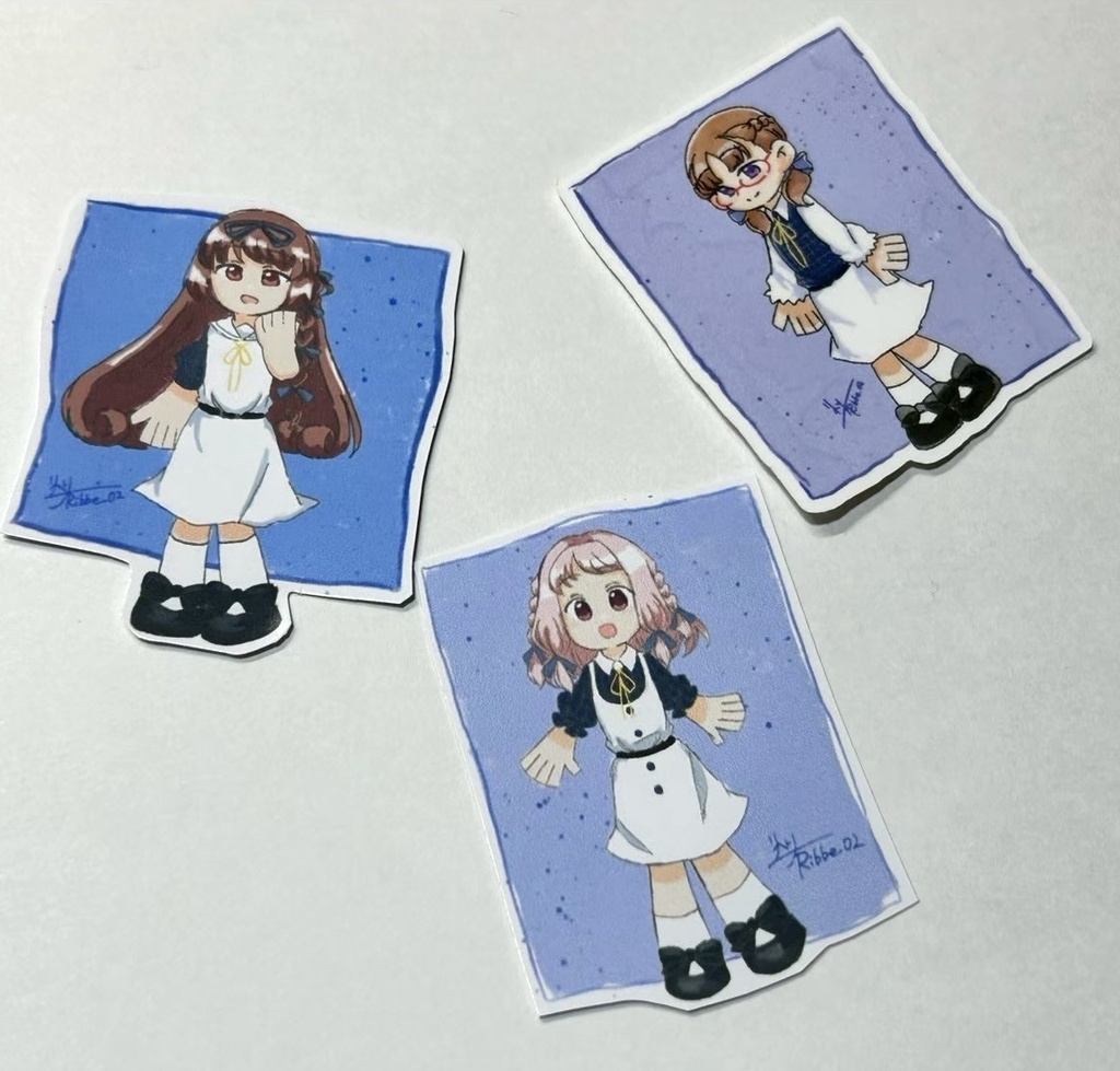 【マギレコ】3周年限定衣装ダイカットステッカー