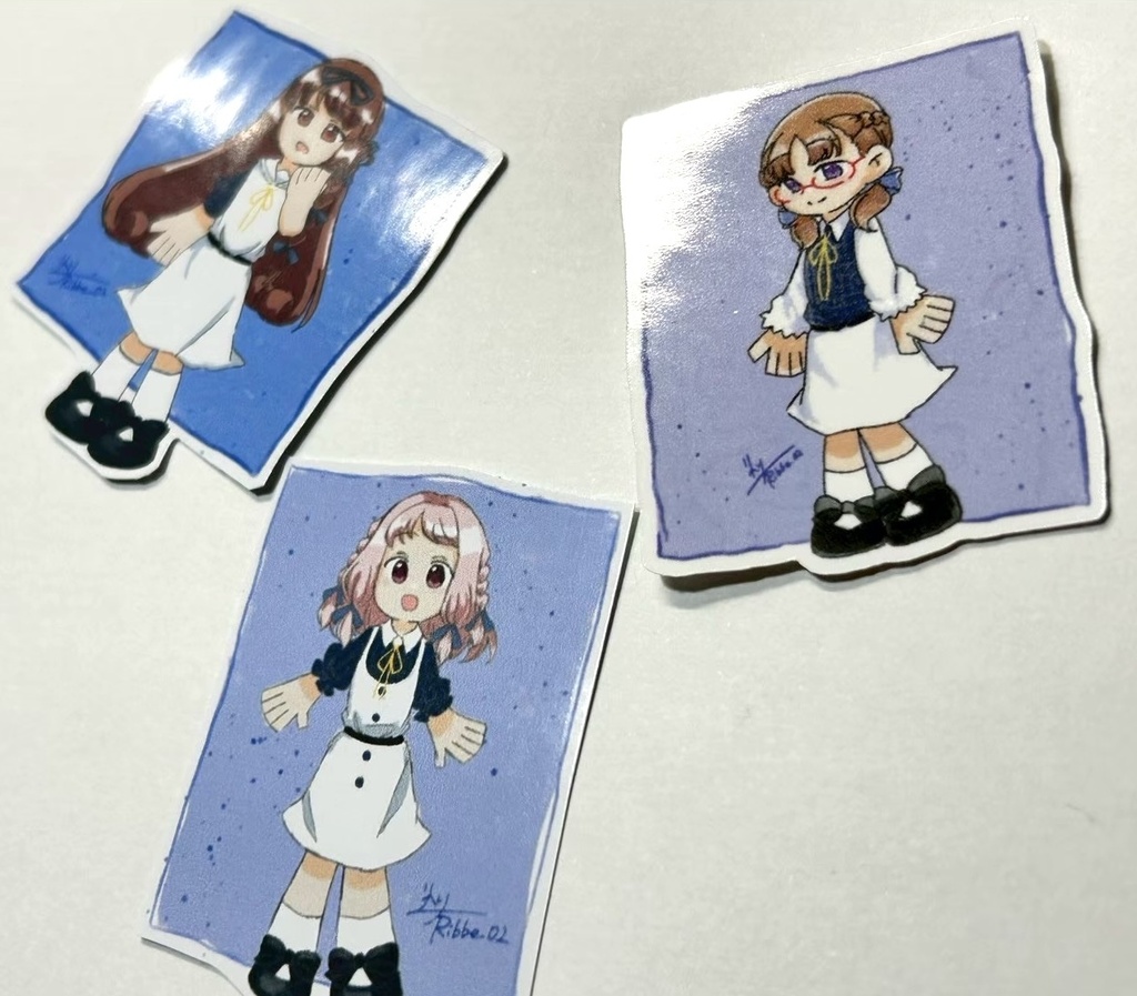 【マギレコ】3周年限定衣装ダイカットステッカー