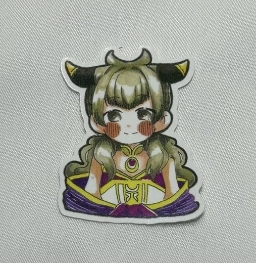 【まどマギ、マギレコ】アナログドローイングダイカットステッカー
