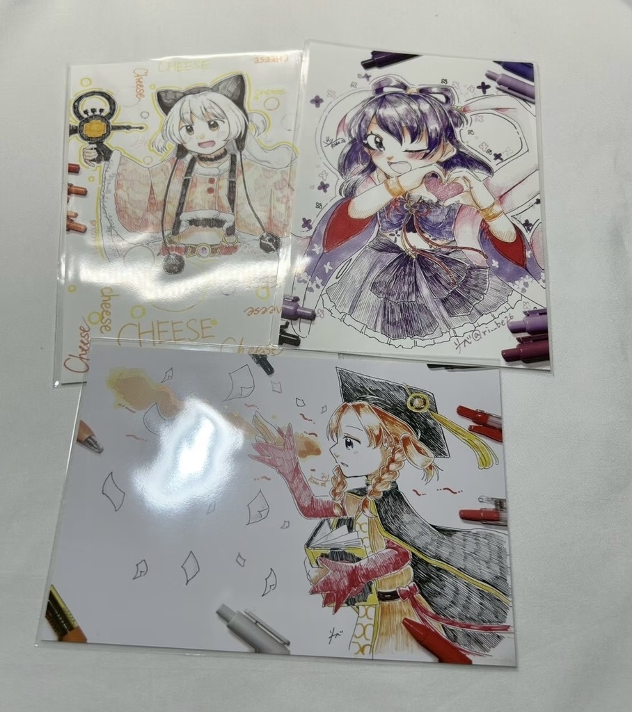 【まどマギ、マギレコ】1枚絵ポストカード
