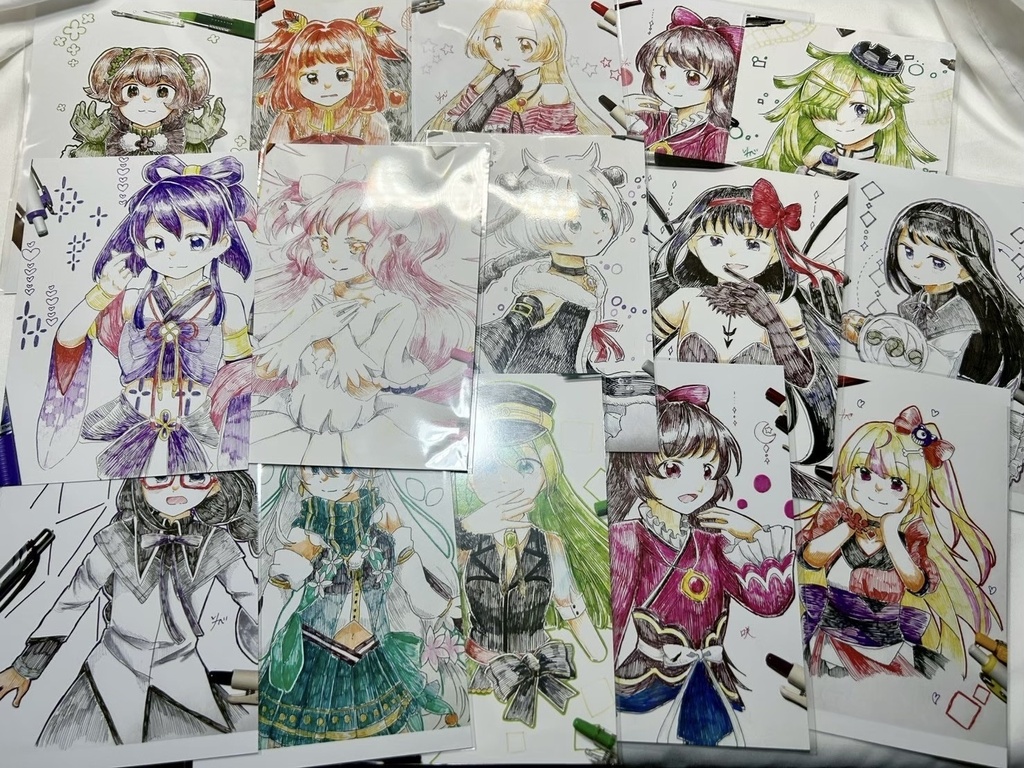【マギレコ、まどマギ】五十音『あ』ポストカード