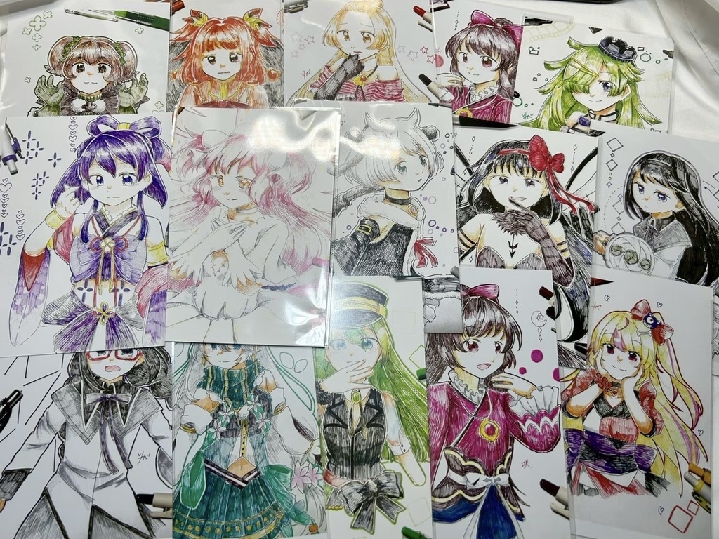 【マギレコ、まどマギ】五十音『あ』ポストカード