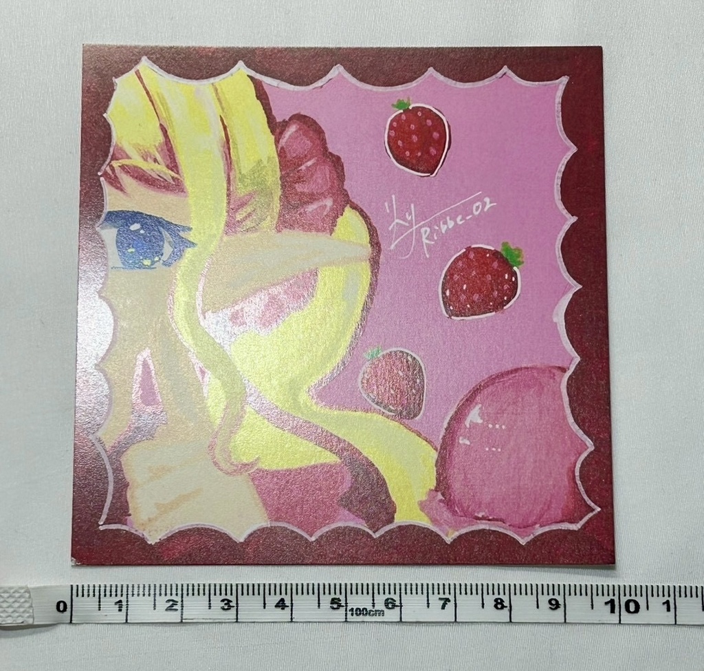 【1次創作】未来試験 アイスクリーム正方形ポストカード