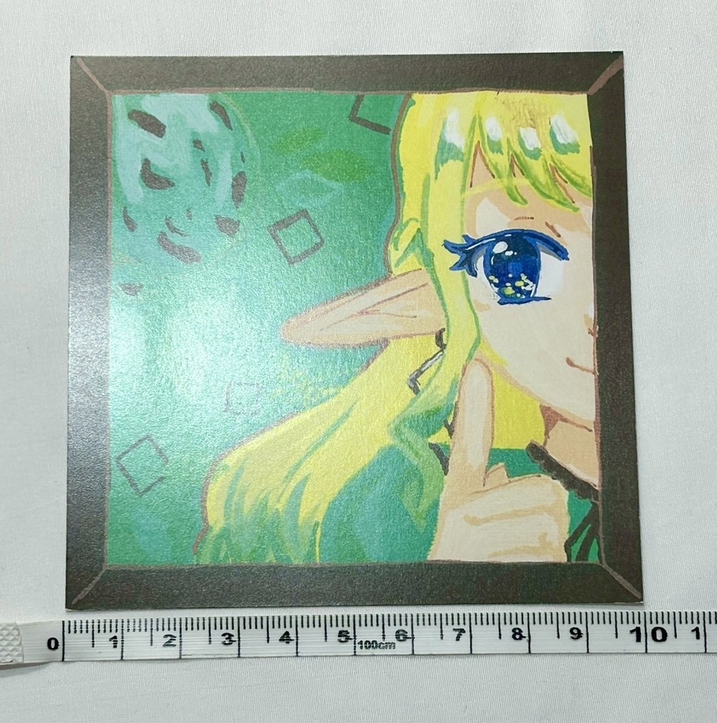 【1次創作】未来試験 アイスクリーム正方形ポストカード