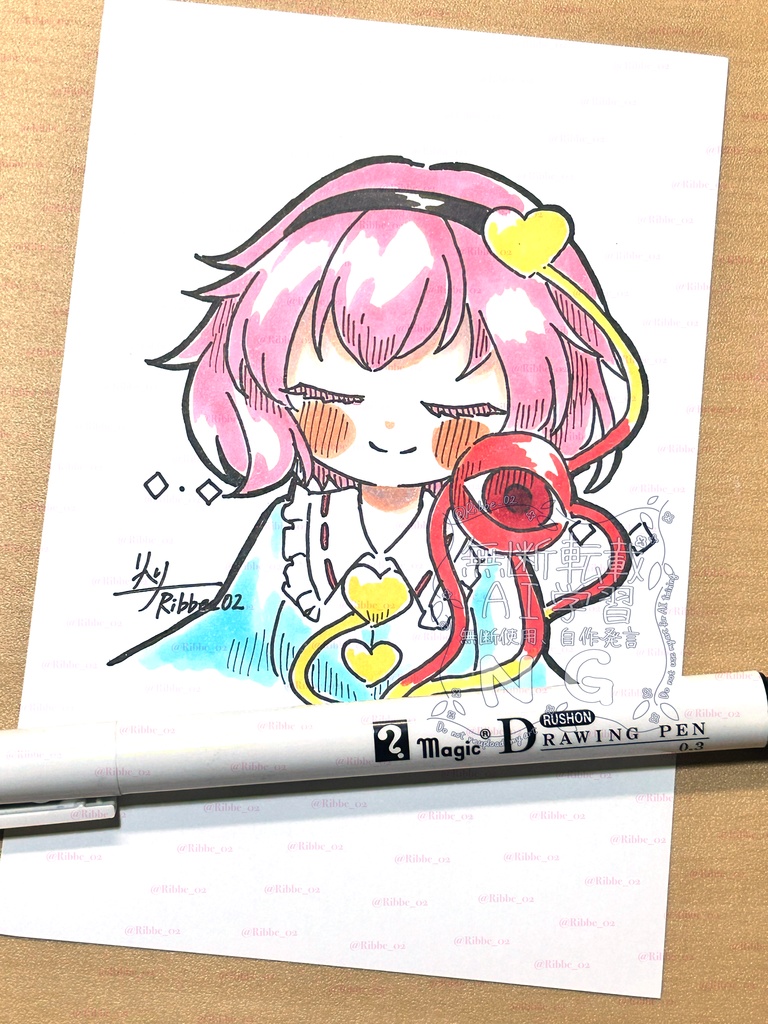 【東方project】アナログ原画 ドローイングイラスト第1弾