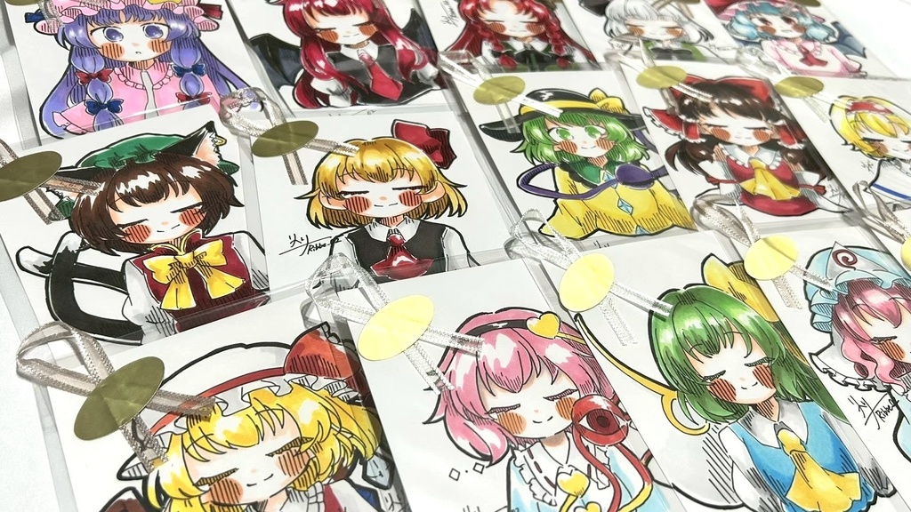 【東方project】アナログ原画 ドローイングイラスト第1弾