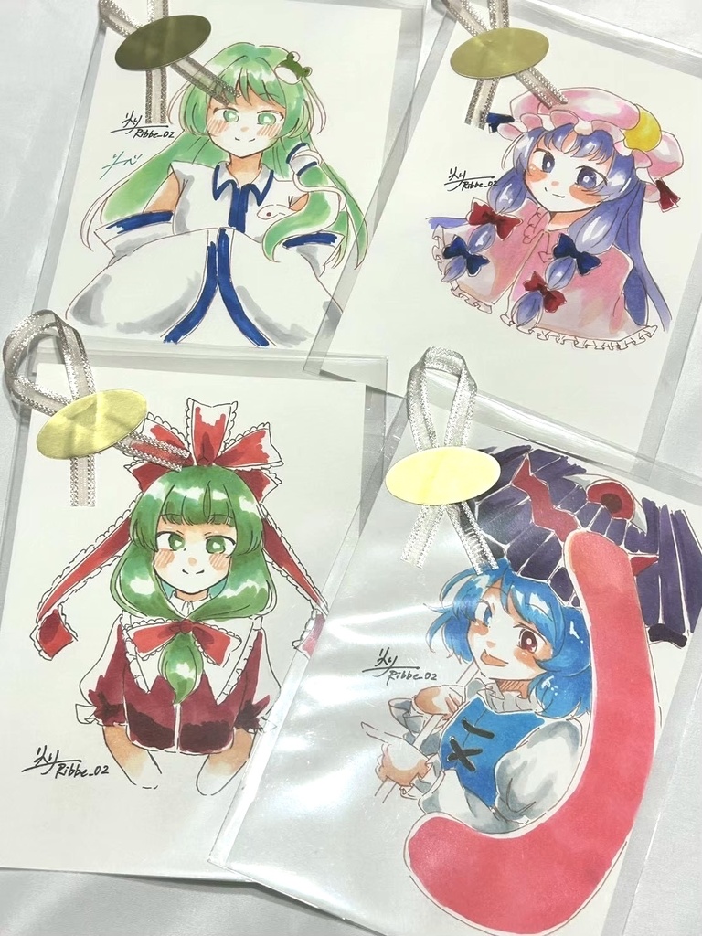 【東方project】原画イラスト　ドローイングイラストβ 第1弾