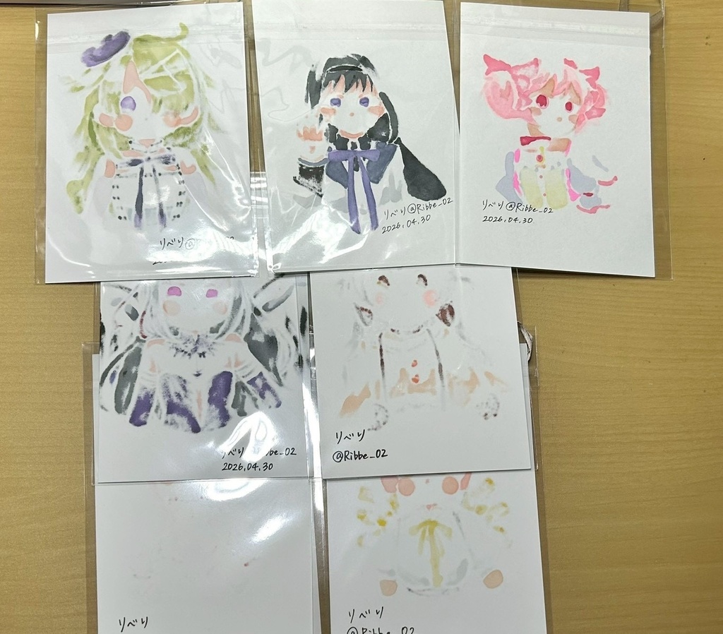 【まどマギ】原画イラスト ドローイングα、β 第1弾