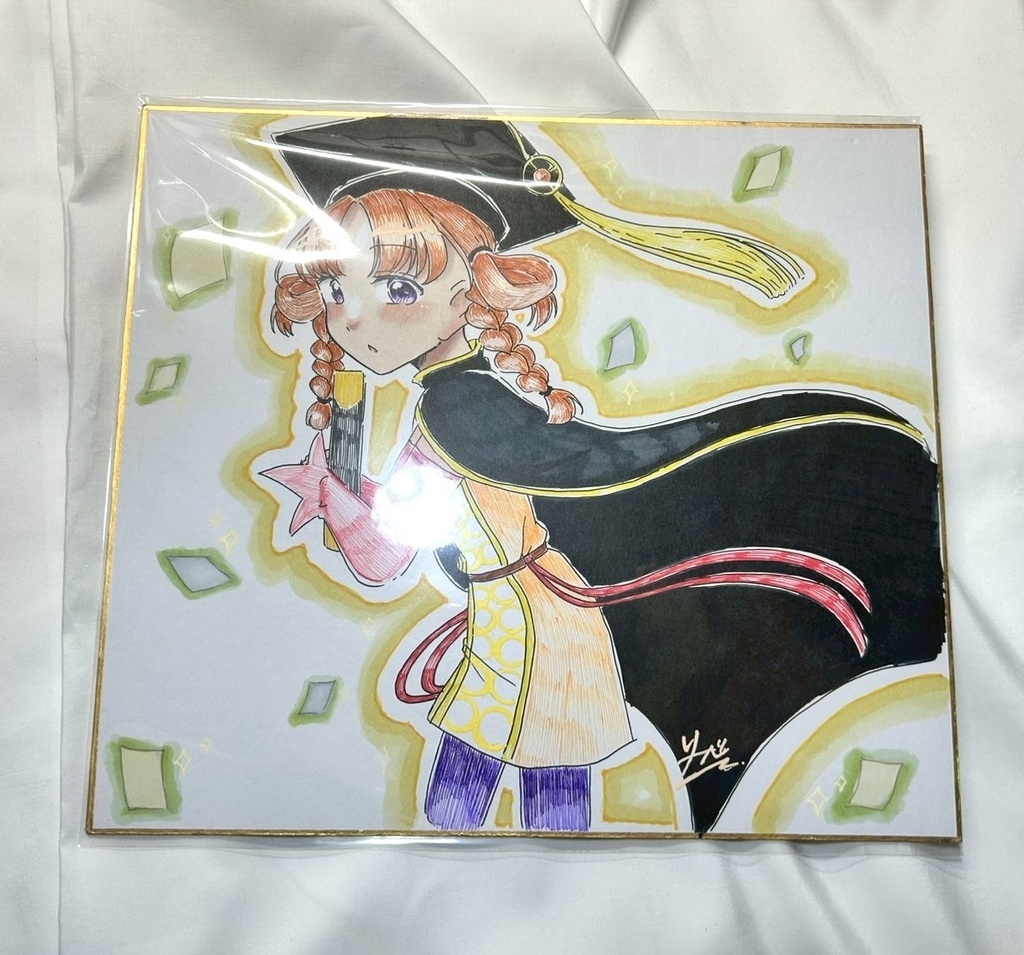 【マギレコ】大色紙原画　柊ねむ